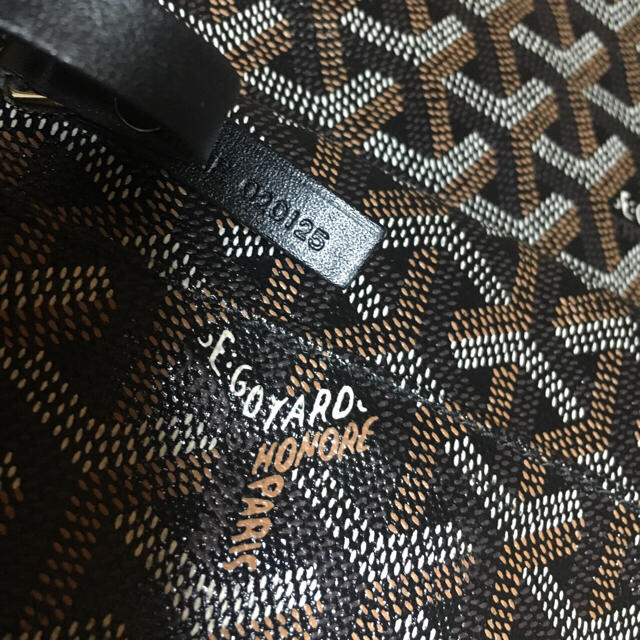 GOYARD(ゴヤール)のお値下げ＊ゴヤール サンルイ＊GM＊ブラック＊美品 レディースのバッグ(トートバッグ)の商品写真