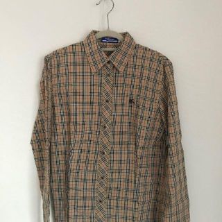 バーバリー(BURBERRY)のBURBERRY BLUE LABEL チェックシャツ サイズ38(シャツ/ブラウス(長袖/七分))