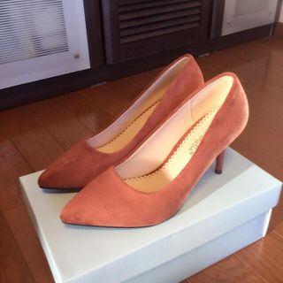 新品 走れるパンプス テラコッタ 美脚パンプス 脚が疲れない(ハイヒール/パンプス)