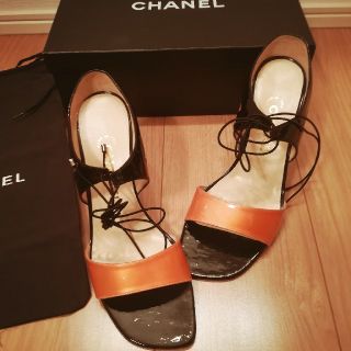 シャネル(CHANEL)の【年末sale】美品♡CHANEL♡レースアップパンプス(ハイヒール/パンプス)