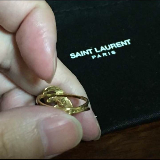 ほぼ未使用 サンローランパリ saint laurent paris リング