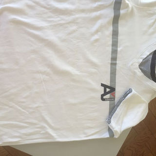 ジョルジオアルマーニ(Giorgio Armani)のARMANI Jr. 男児 白VネックTシャツ 16A/178cm(その他)