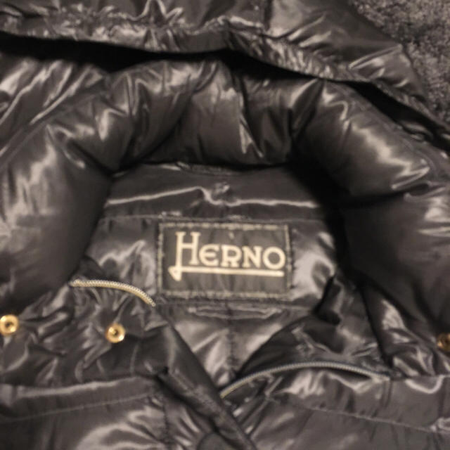 HERNO(ヘルノ)の正規店購入ヘルノ42グレーダウンジャケットコートモンクレールタトラス レディースのジャケット/アウター(ダウンコート)の商品写真