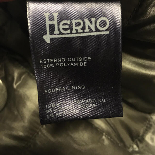 HERNO(ヘルノ)の正規店購入ヘルノ42グレーダウンジャケットコートモンクレールタトラス レディースのジャケット/アウター(ダウンコート)の商品写真