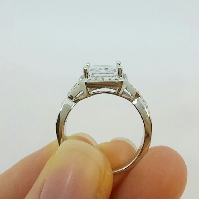 3回目再販❗️即納❗️大人気プリンセスカットCZダイヤリング レディースのアクセサリー(リング(指輪))の商品写真