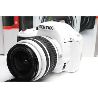 ペンタックス(PENTAX)の❤️超人気ホワイトカラー＆Wi-Fi❤️PENTAX K-x レンズキット(デジタル一眼)