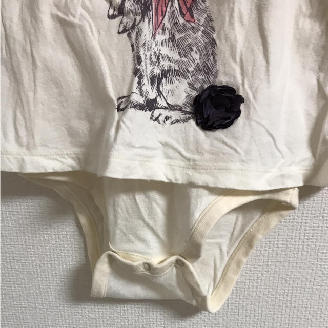 GAP(ギャップ)のGAP 90センチ 股付きカットソー キッズ/ベビー/マタニティのキッズ服女の子用(90cm~)(Tシャツ/カットソー)の商品写真