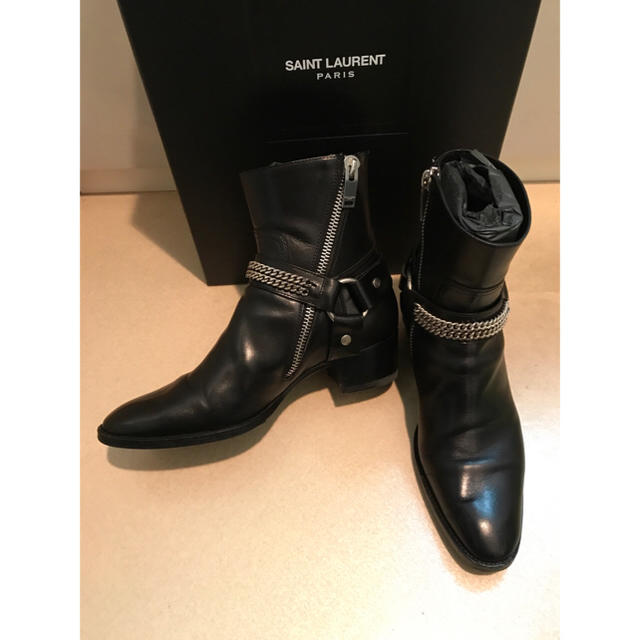 SAINT LAURENT サンローラン 13aw リングチェーンハーネスブーツ