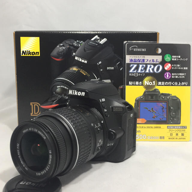 半額】 18-55 D5500 ニコン Nikon - Nikon VR オマケ付き 美品 KIT Ⅱ