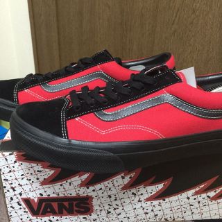 ヴァンズ(VANS)の国内正規品 28.5cm BILLY'S VANS old skool 赤 黒(スニーカー)