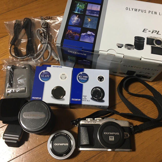 新作情報 OLYMPUS PEN Lite E-PL7 EZ シルバー 一眼レフ カメラ スマホ