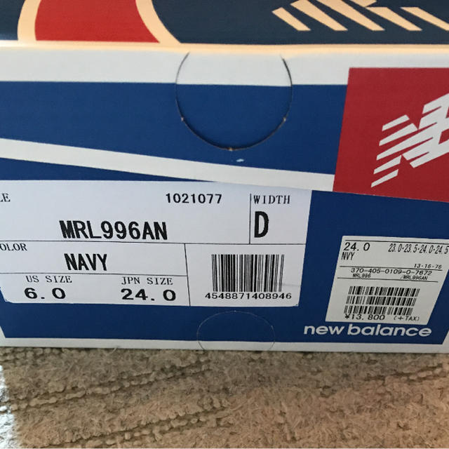 New Balance(ニューバランス)の美品⭐️限界価格 ニューバランス996 ネイビー レディースの靴/シューズ(スニーカー)の商品写真