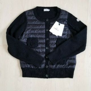 モンクレール(MONCLER)の★KTN様専用★Moncrel ダウンカーディガンsizeＬ黒(カーディガン)