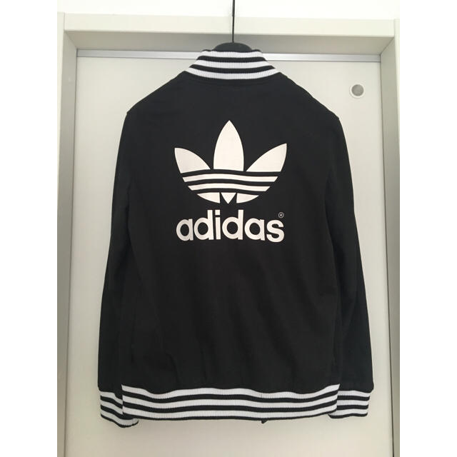 ブルゾンadidas originals アディダス ラムレザー カレッジ ジャケット