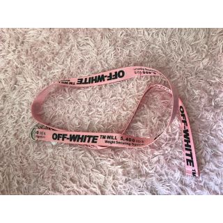 オフホワイト(OFF-WHITE)のOFF WHITE ベルト(ベルト)