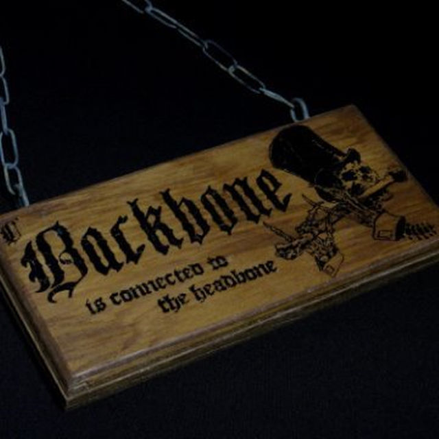 新品！◆BACKBONE サインボード◆激レア/北原哲夫