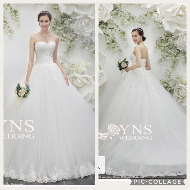 値下げ交渉可能』YNS ウエディングドレス パニエ付き | labiela.com