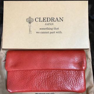 クレドラン(CLEDRAN)の《新品》クレドラン  長財布 レッド(財布)