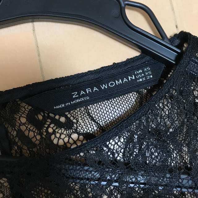 ZARA(ザラ)のレース切替ワンピース レディースのワンピース(ミニワンピース)の商品写真