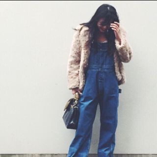 ホリデイ(holiday)のholiday BIG DENIM OVERALL ビッグデニムオーバーオール(サロペット/オーバーオール)