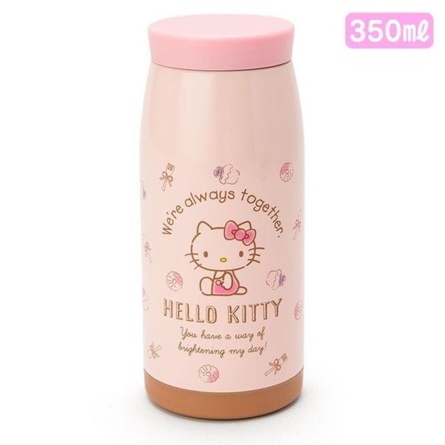 ハローキティ(ハローキティ)のハローキティ カフェ風 ステンレスマグ Hello kitty インテリア/住まい/日用品のキッチン/食器(弁当用品)の商品写真