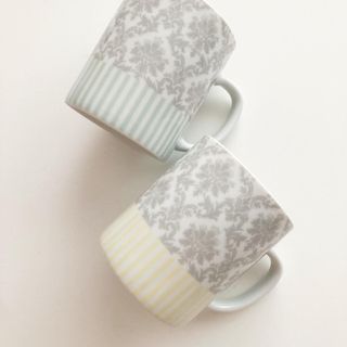 ペア限定sale♡ダマスク・アラベスクマグカップ♡名前入れ(食器)