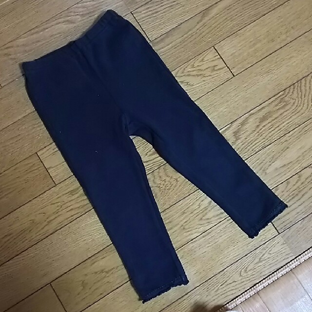 3can4on(サンカンシオン)の3can4onスパッツ ブラック110㎝ キッズ/ベビー/マタニティのキッズ服女の子用(90cm~)(パンツ/スパッツ)の商品写真