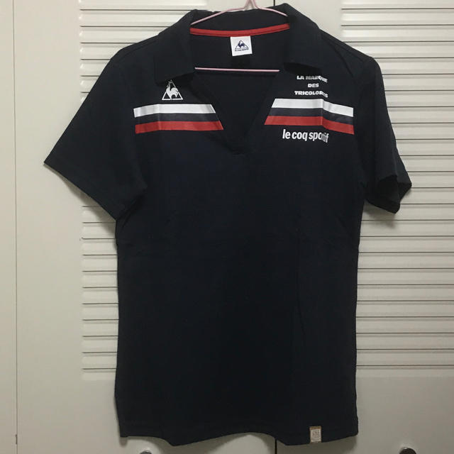 le coq sportif(ルコックスポルティフ)の新品♡ ルコック Tシャツ 襟 ポロシャツ ゴルフ ネイビー レディースのトップス(Tシャツ(半袖/袖なし))の商品写真