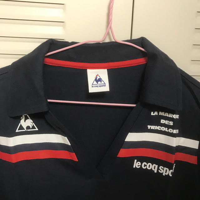 le coq sportif(ルコックスポルティフ)の新品♡ ルコック Tシャツ 襟 ポロシャツ ゴルフ ネイビー レディースのトップス(Tシャツ(半袖/袖なし))の商品写真