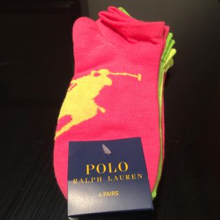 ポロラルフローレン(POLO RALPH LAUREN)の【新品未使用】POLO RALPH LAUREN 4足(ソックス)