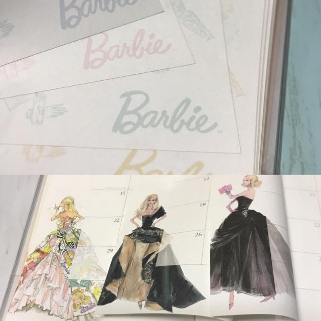 Barbie(バービー)の2018年Barbieスケジュール帳 インテリア/住まい/日用品の文房具(カレンダー/スケジュール)の商品写真