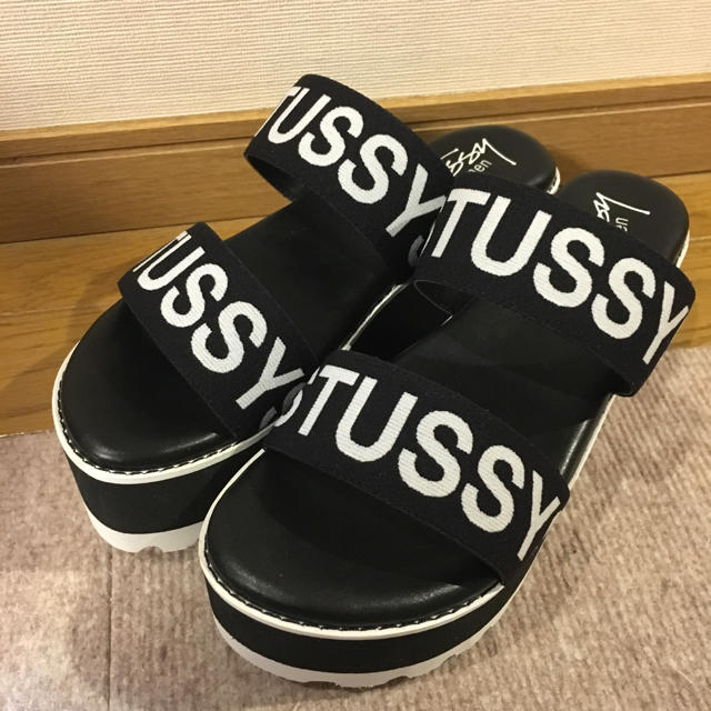 処分！新品未使用！stussy women ブラック サンダル