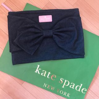 ケイトスペードニューヨーク(kate spade new york)の【MieMie様専用】Kate spade デニムクラッチ バッグ(クラッチバッグ)