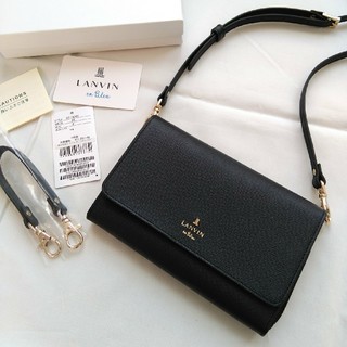 ランバンオンブルー(LANVIN en Bleu)の美品♡LANVIN en bleu♡ショルダーバック お財布ショルダー(ショルダーバッグ)