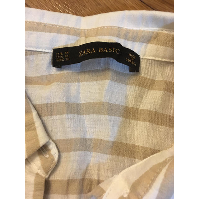 ZARA(ザラ)のザラ、ストライプシャツ レディースのトップス(シャツ/ブラウス(半袖/袖なし))の商品写真