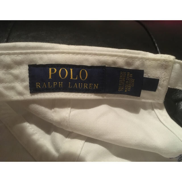 POLO RALPH LAUREN(ポロラルフローレン)のPoloキャップ 白 メンズの帽子(キャップ)の商品写真