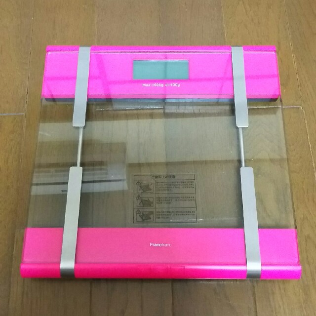 Francfranc(フランフラン)の【フランフラン】体重計 スマホ/家電/カメラの生活家電(体重計)の商品写真