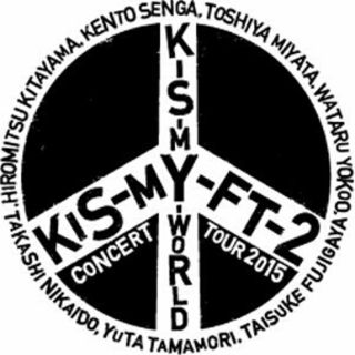 キスマイフットツー(Kis-My-Ft2)のKIS-MY-WORLD パンフレット(アイドルグッズ)