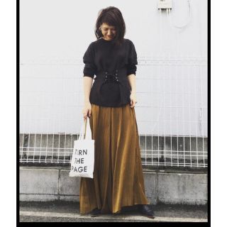 トゥデイフル(TODAYFUL)のLie様専用 TODAYFUL 新品タグ付き 17AW コルセットベルトサーマル(カットソー(長袖/七分))