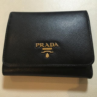 プラダ(PRADA)のLa La様専用☆PRADA プラダ 財布 黒 再出品(折り財布)
