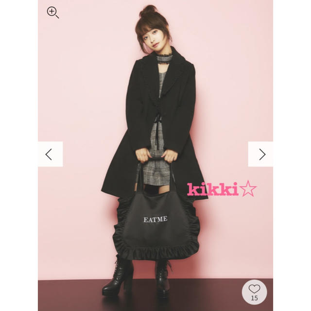 gypsohila Fur Pocket River Coat ブラック ジャケット/アウター gypsohila Fur Pocket River Coat ブラック ジャケット/アウター