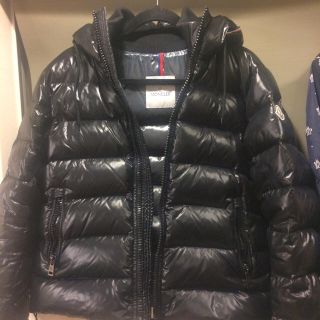 モンクレール(MONCLER)のモンクレール AUBERT ブラック サイズ1 ダウンジャケット(ダウンジャケット)