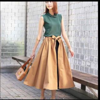 アメリヴィンテージ(Ameri VINTAGE)のameri vintage NATALIE 2WAY FLARE SKIRT(ロングワンピース/マキシワンピース)