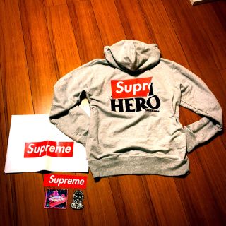 シュプリーム(Supreme)のSUPREME×ANTI HERO Zip-Up Sweatshirt 【L】 (パーカー)