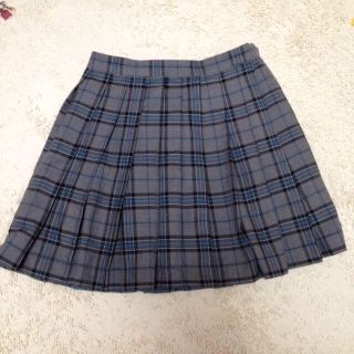 グレーチェックスカート 制服(ミニスカート)