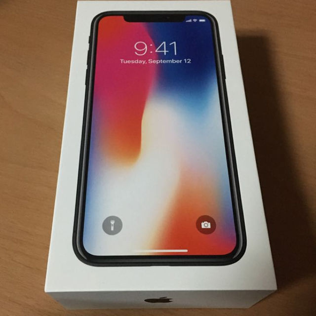 iPhoneX 64GB スペースグレイ docomo