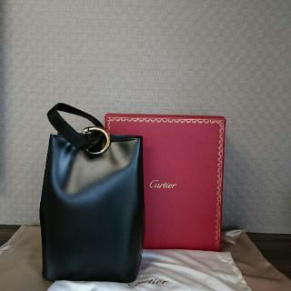 カルティエ(Cartier)の「ポメ様お取り置き」極美品     カルティエワンショルダーバッグ(ショルダーバッグ)