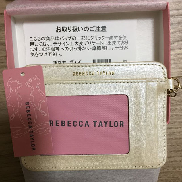 Rebecca Taylor(レベッカテイラー)の【新品・未使用】レベッカティラー定期入れ レディースのファッション小物(名刺入れ/定期入れ)の商品写真