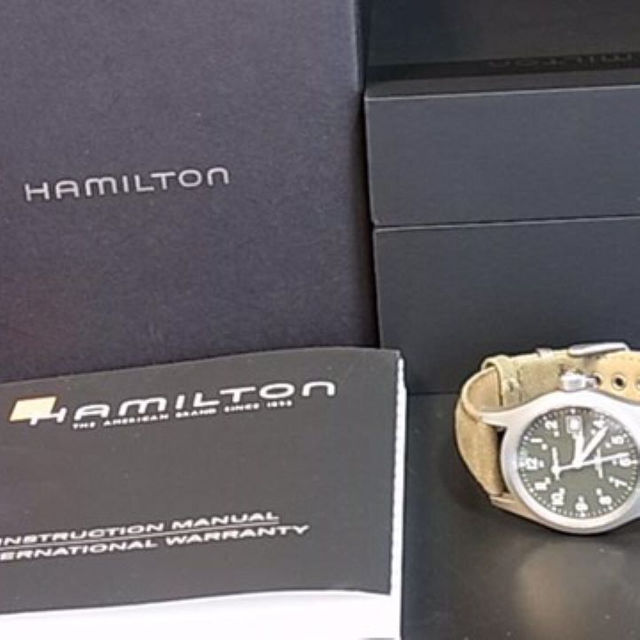 Hamilton(ハミルトン)のハミルトン カーキフィールドメカ　38mm H69419363 美品 メンズの時計(その他)の商品写真