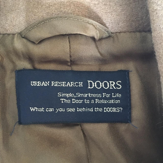 URBAN RESEARCH DOORS(アーバンリサーチドアーズ)のアーバンリサーチドアーズ＊ウールショートピーコート レディースのジャケット/アウター(ピーコート)の商品写真